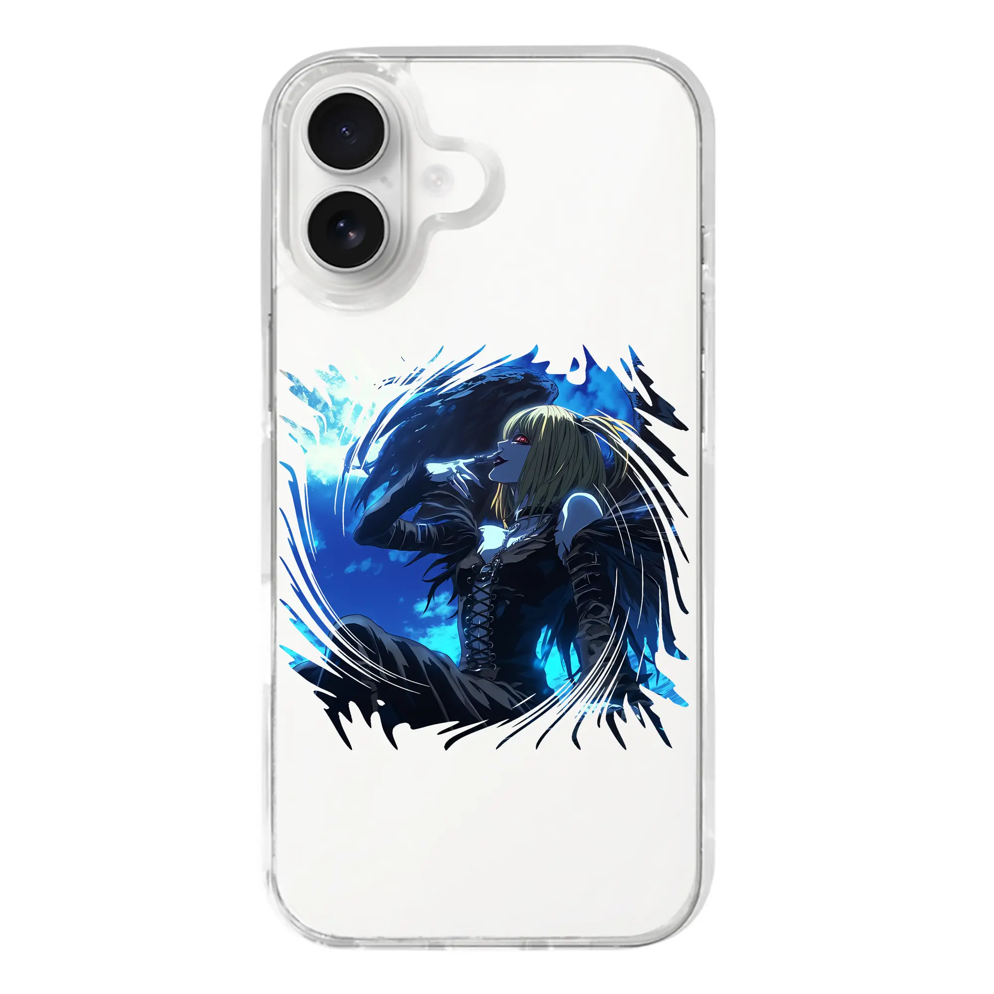 デスノート グッズ,弥海砂 - iPhone 17シリーズ 透明スマホケース – 薄型・耐衝撃・精密フィット保護カバー